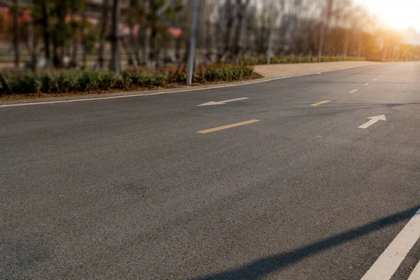 Strada Urbana Vuota Edifici Cina — Foto Stock