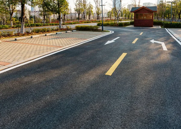 Leere Straßen Und Gebäude China — Stockfoto