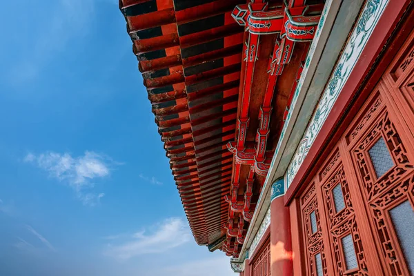 Close Ancient Building Eave — Stock Photo, Image