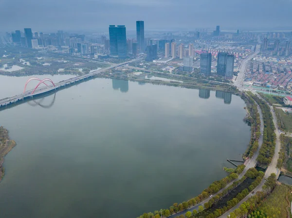 Vista Panorámica Nanchang Capital Jianxi —  Fotos de Stock
