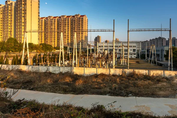 Autoridad Electricidad Estación Central Eléctrica Concepto Energía — Foto de Stock