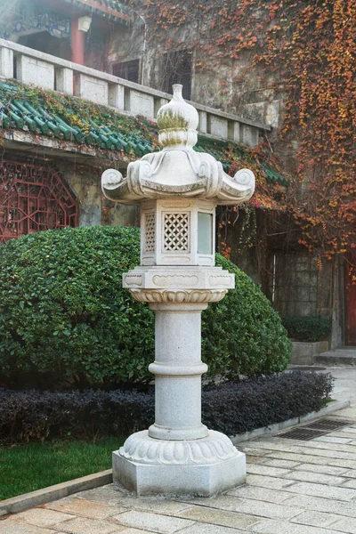 Lampes Dans Temple Chinois — Photo