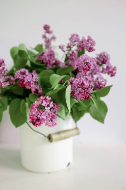 Leylak bir tuval içinde