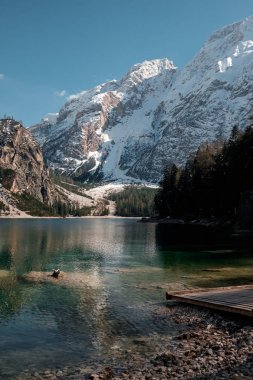 İtalya'nın Kuzey çare. Göl Braies