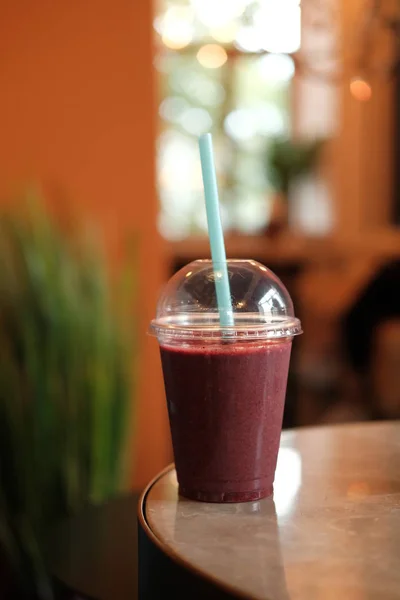 Iced Cocktail Straw — Stock Photo, Image