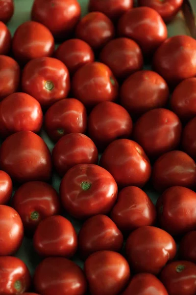 Frische Reife Tomaten Hintergrund — Stockfoto