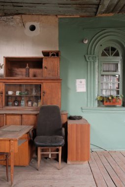 Tiflis 'in merkezinde tipik bir restoran