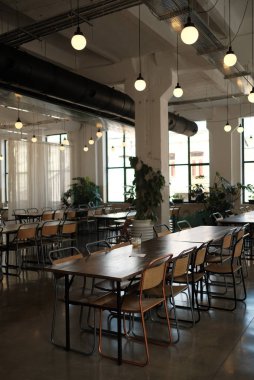 Tiflis 'in merkezinde tipik bir restoran