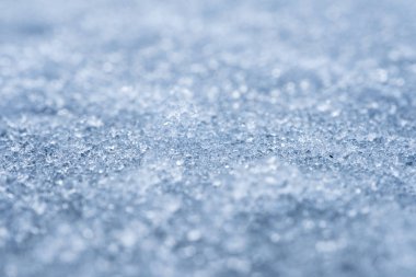 Textured background made of snow