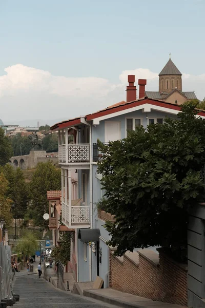 Cityscape Dne Tbilisi Georgia — Stock fotografie