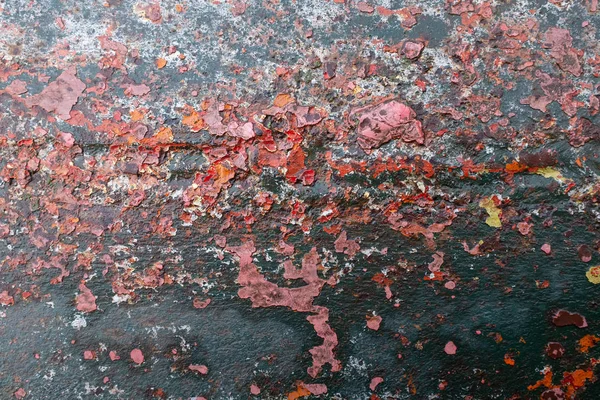 Texture Legno Con Graffi Crepe Licheni — Foto Stock