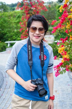 : Phetchabun, Thailand - Eylül 17,2016: insanlar Khaokho Asya turist üzerinde Eylül, 2016 yılında: Phetchabun, Thailand