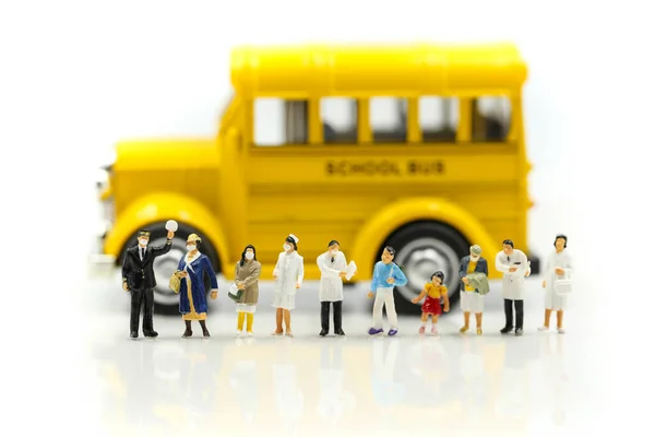 Miniature People Doctor Team — ストック写真