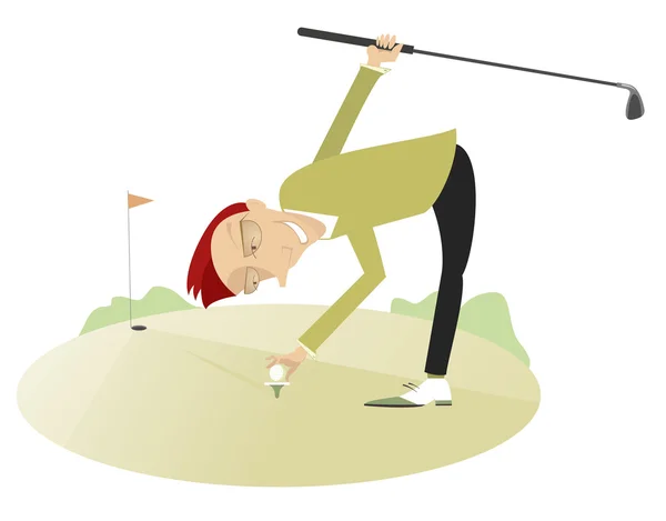 Guter Tag zum Golfspielen — Stockvektor