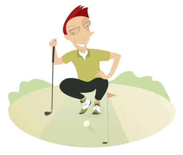 Guter Tag zum Golfspielen — Stockvektor