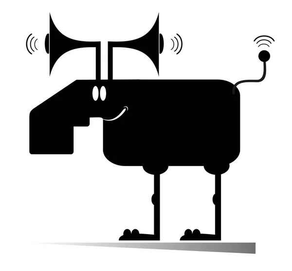 Cartoon eland of hert concept illustratie — Stockvector