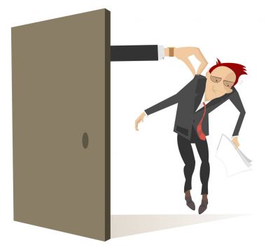 El kapıdan görünür ve üzgün bir adam yakasından alır