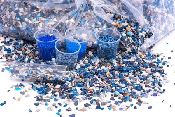 Rebarbagem de plástico com resina — Fotografia de Stock