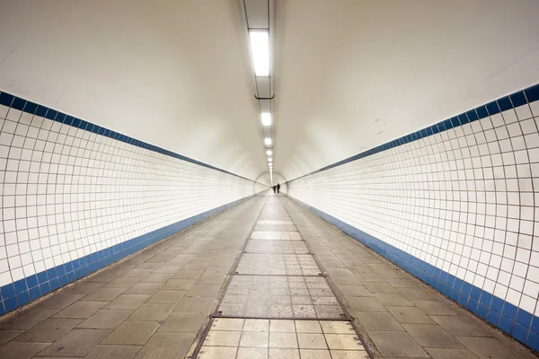 Túnel de bicicleta pedonal — Fotografia de Stock