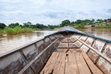 Tayland ve Myanmar nehir kenarlık