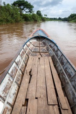 Tayland ve Myanmar nehir kenarlık
