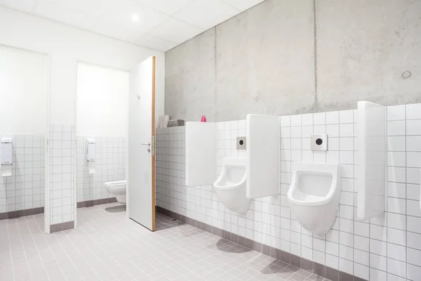 Urinal and toilet doors — Stock Photo, Image