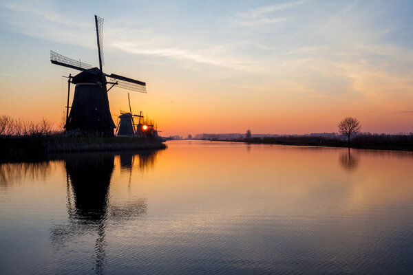 Kinderdijk in holland