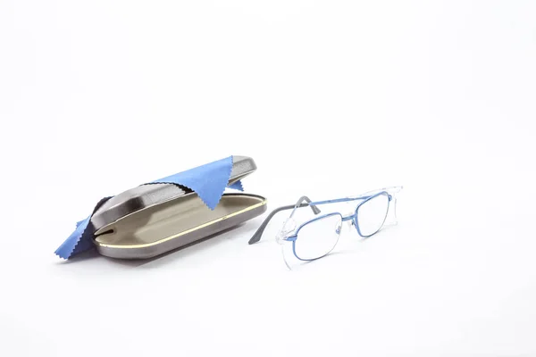 Gafas de seguridad de trabajo con funda — Foto de Stock