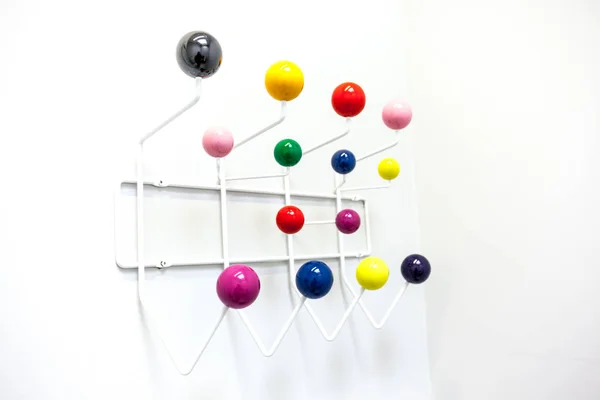 Coat rack with balls — Stock Photo, Image