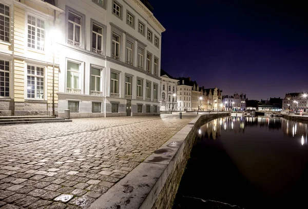 Graslei in Gent — Stockfoto