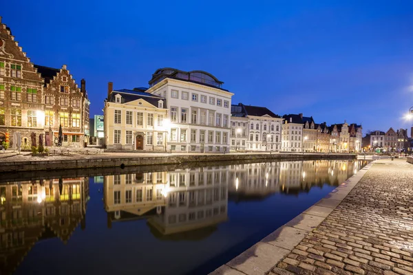 Graslei in Ghent — Stock Photo, Image