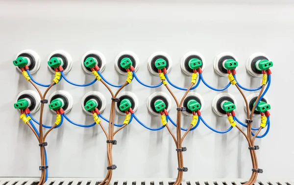 Verzekering in een elektrische kast — Stockfoto