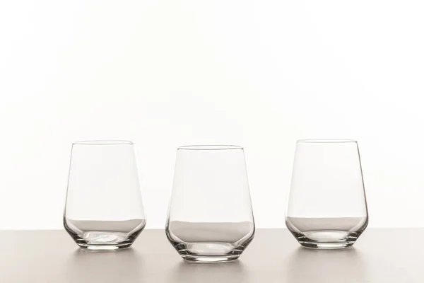 Vasos de bebida vacíos — Foto de Stock