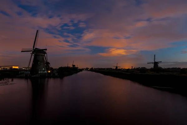 Kinderdijk in Nederland — Stockfoto