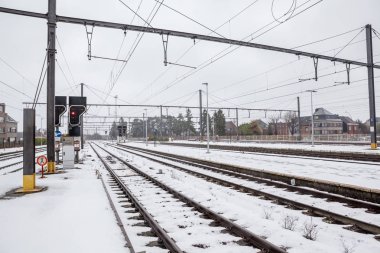 Tren İstasyonu karda