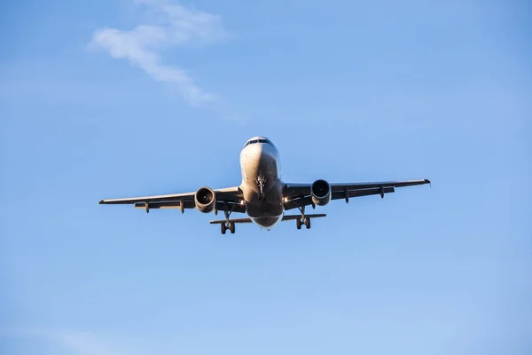 Flying over plane — Stock Photo, Image