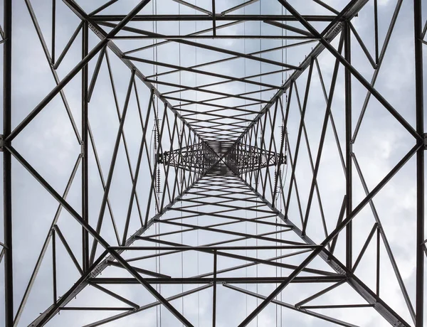Ein Strommast — Stockfoto