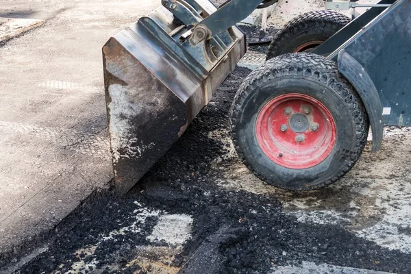 Nuevo asfalto en el suelo — Foto de Stock