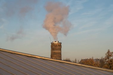 Dumanlı tuğla şömine