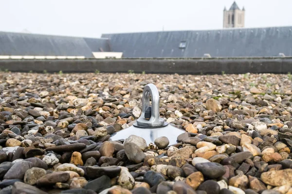 Flat Roof Boulders Roof Lock Point Middle City — Stock Photo, Image