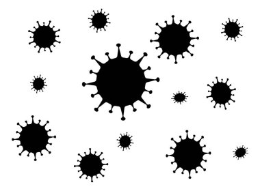 Coronavirus 2019-nCov romanı Coronavirus konsepti Asya gribi salgını ve koronavirüs gribi salgını için sorumludur. Mikroskop virüsü...