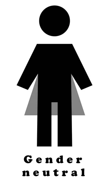 Знак Туалета Мужской Женский Гендер — стоковый вектор