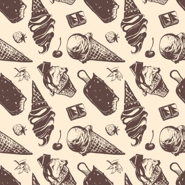 Grafik tasarımı ve tekstil için kusursuz güzel yemekler..