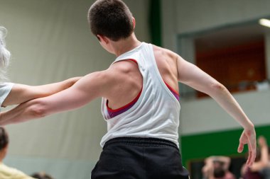 dancer hand, contact improvisation