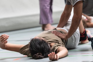dancer hand, contact improvisation