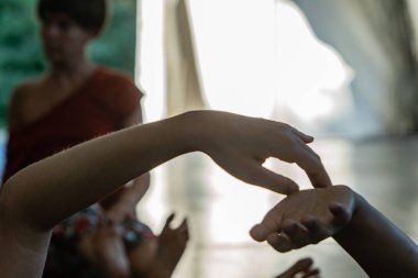dancer hand, contact improvisation