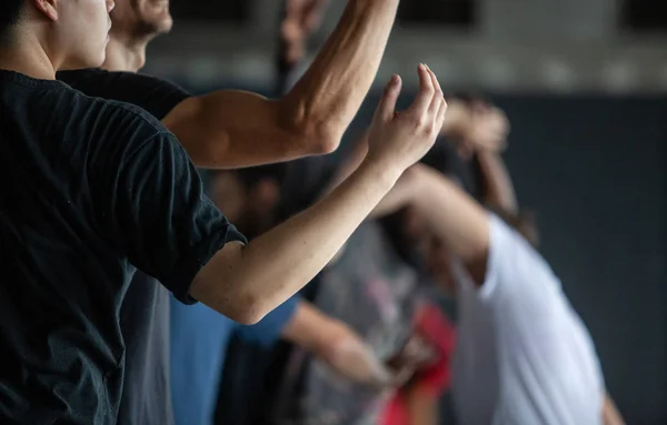 Dancer hand, contact improvisation — Stok fotoğraf