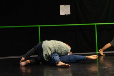 dancer foot, contact improvisation
