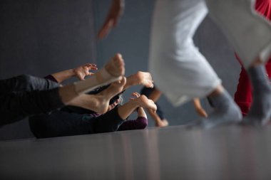 dancer foot, contact improvisation