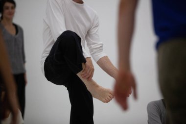 dancer foot, contact improvisation